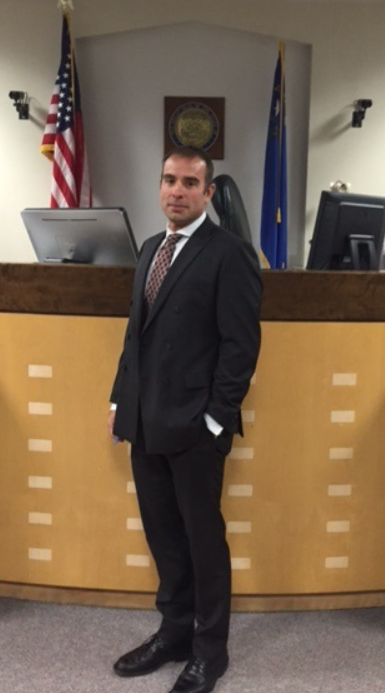 Donn W. Prokopius, Esq. - Lead Attorney at PRO LAW GROUP, photographed in a Las Vegas courtroom