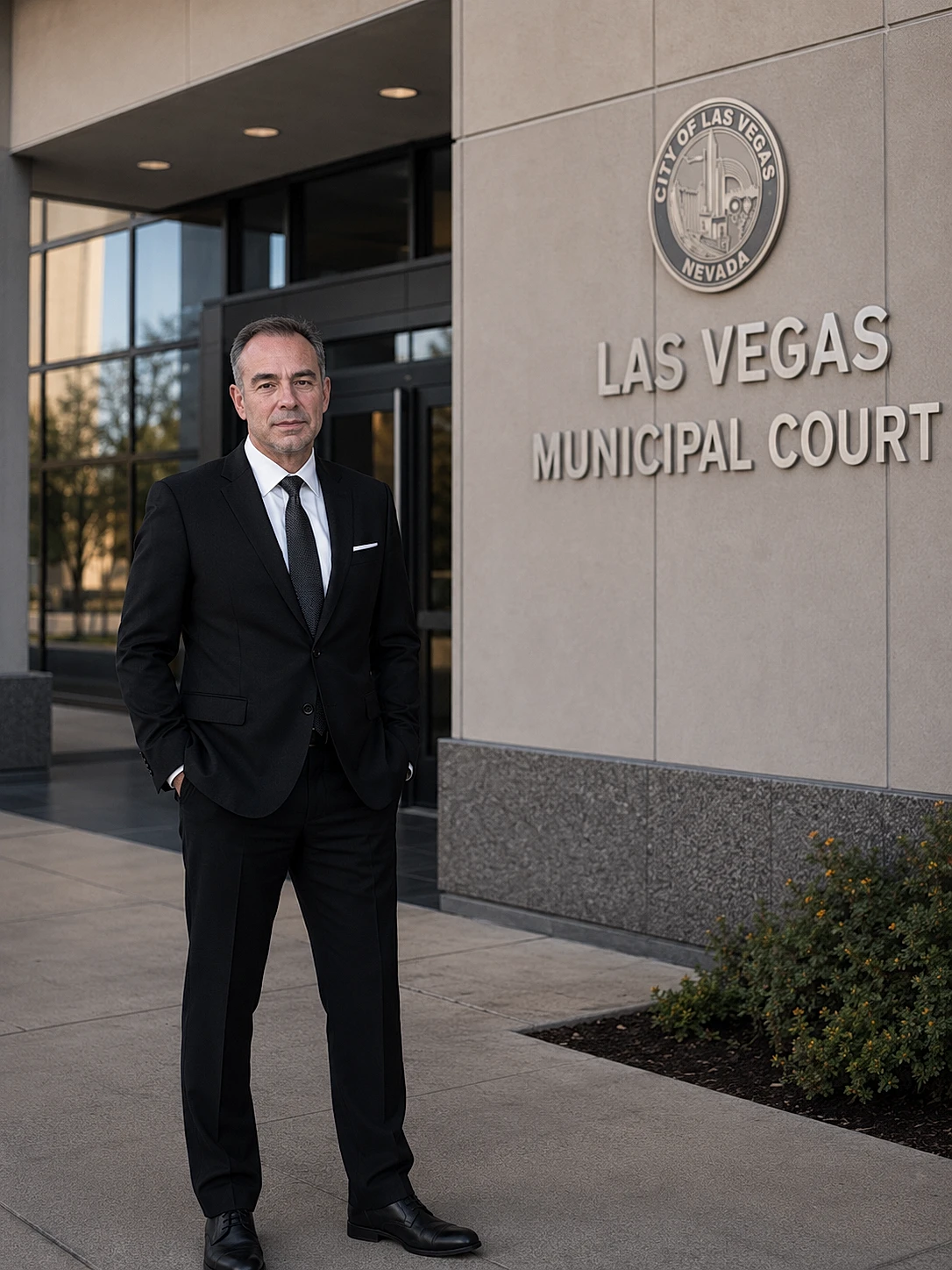 Donn W. Prokopius, Esq., Lead Attorney at PRO LAW GROUP, outside Las Vegas Municipal Court
