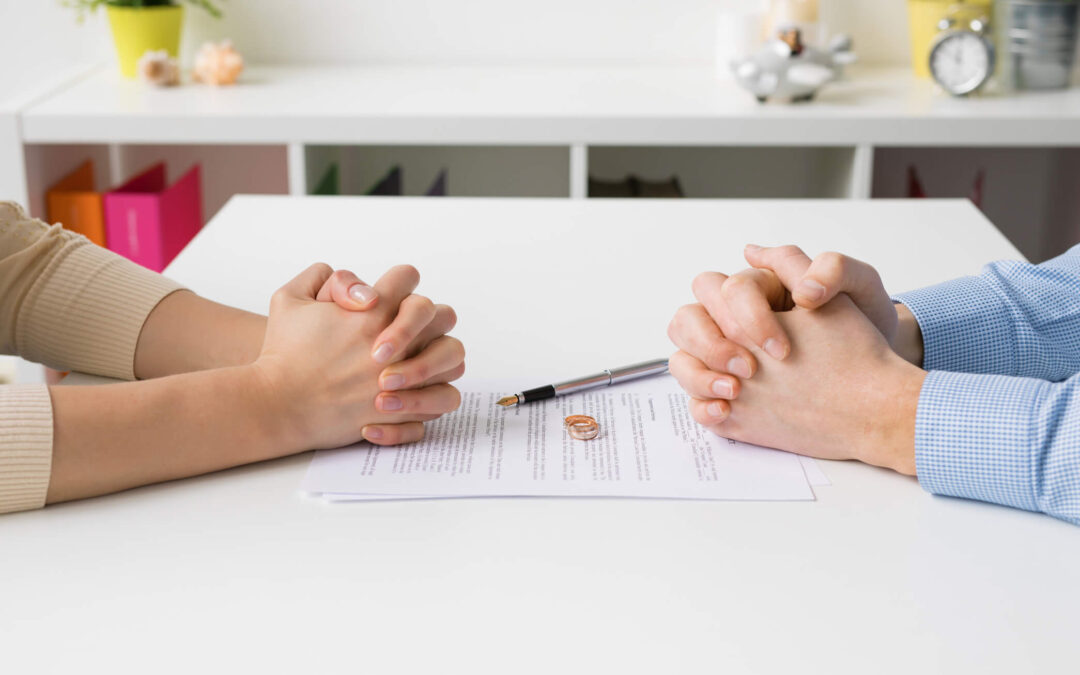 A couple having a conversation about divorce waiting period in Las Vegas, Nevada at Donn W Prokopius Chtd Law Office